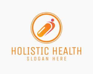 Orange Pill Pharmacist logo