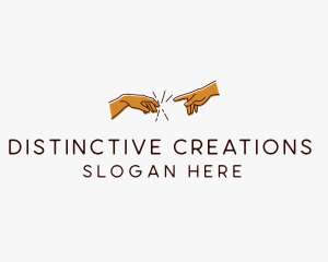 Creation Hand Connection logo design