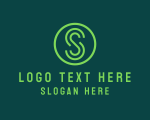 Simple Business Letter S logo