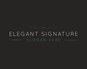 Elegant Boutique Business logo design