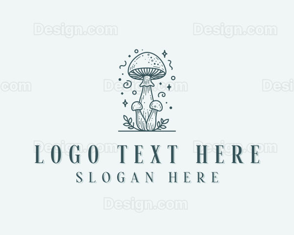 Mushroom Herbal Fungus Logo