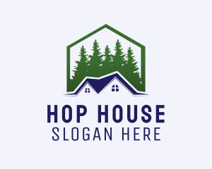 Cabin House Property  logo design