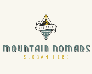 Mountain Adventure Hike logo design