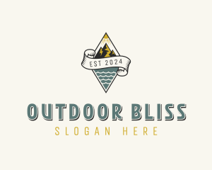 Mountain Adventure Hike logo design