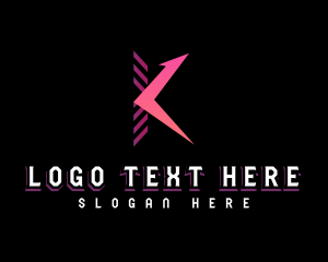 Business Geometric Letter K Logo