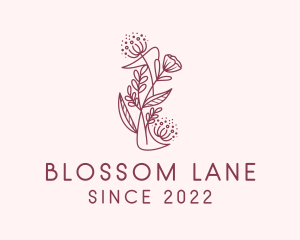 Floral Wellness Garden logo design