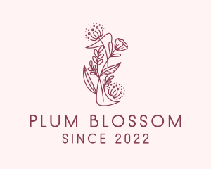 Floral Wellness Garden logo design