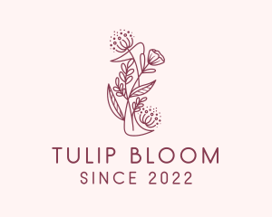 Floral Wellness Garden logo design