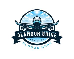 Airplane Travel Tour Plane logo design