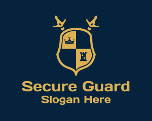 Sword Shield Crest Logo