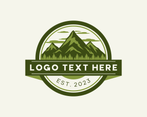 Nature Forest Mountain logo