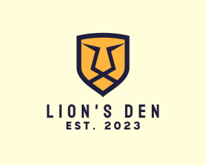 Angry Lion Shield  logo