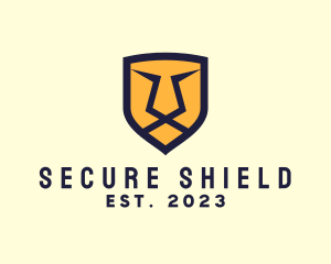 Angry Lion Shield  logo