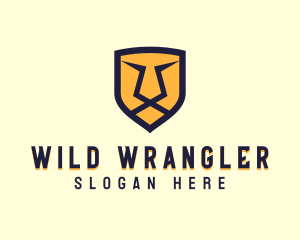 Angry Wild Lion  logo design