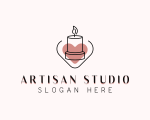 Artisanal Decor Candle logo design