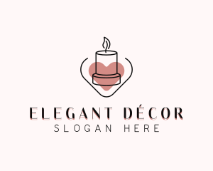 Artisanal Decor Candle logo design