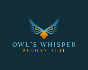 Eyes Owl Bird logo
