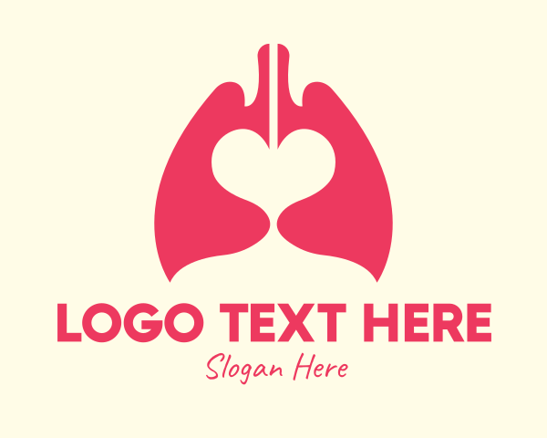 Lung Cancer logo example 3