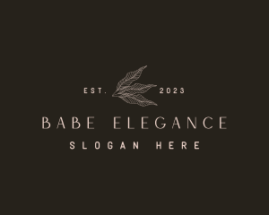 Elegant Nature Leaf logo design