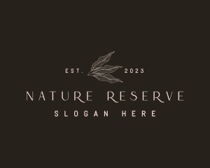 Elegant Nature Leaf logo design