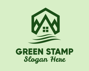 Green Nature Housing  logo design