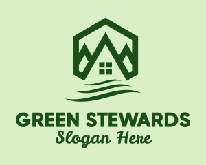 Green Nature Housing  logo design