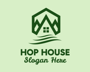 Green Nature Housing  logo design