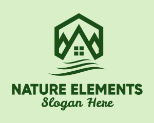 Green Nature Housing  logo design