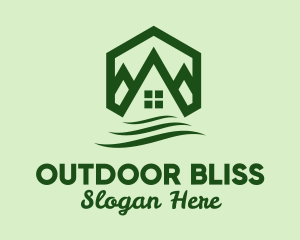 Green Nature Housing  logo design