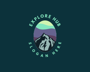 Mountain Peak Explorer logo design