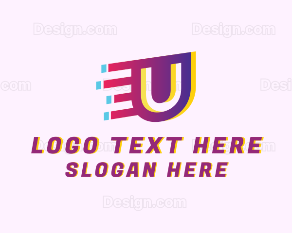 Speedy MotionLetter U Logo