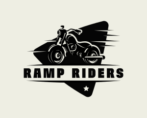 Motorcycle Rider Biker logo design