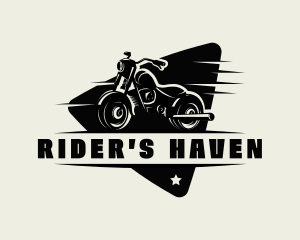 Motorcycle Rider Biker logo design