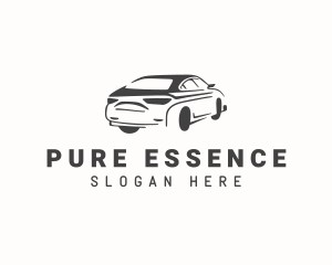 Sedan Car Driving Logo