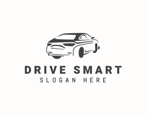 Sedan Car Driving logo