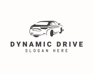Sedan Car Driving logo