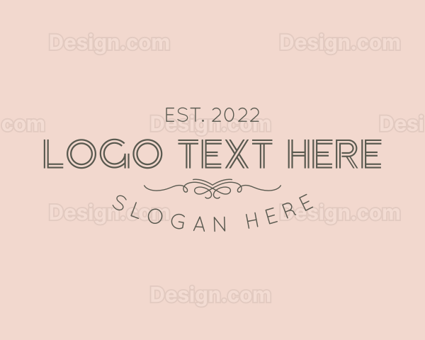 Feminine Elegant Brand Logo