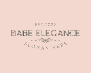 Feminine Elegant Brand logo design