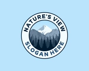 Forest Mountain Scenery logo