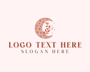 Moon Floral Boho logo