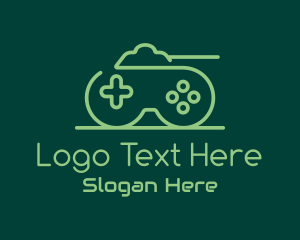 Green Gamepad Tank Logo