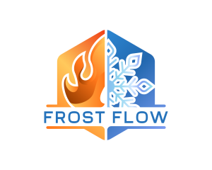 Flame Snowflake HVAC logo