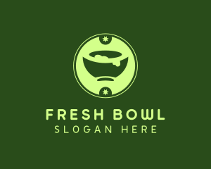 Asian Food Bowl  logo design