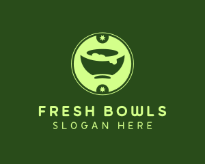 Asian Food Bowl  logo design