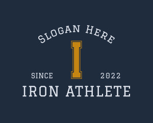 Gym Apparel Sports Varsity logo design