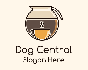 Coffee Carafe Cup logo design