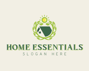 Wreath Home Landscaping logo design