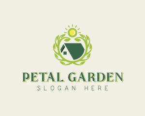 Wreath Home Landscaping logo design