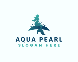 Mermaid Beauty Ocean logo design