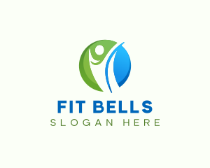 Fitness Human Excercise logo design